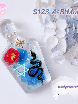 แม่พิมพ์ซิลิโคน Perfume Bottle Shaker Mold S123 A-B