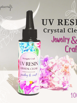 UV Resin Crystal Clear jewelry & Craft 100 กรัม ใสมาก