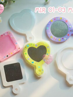 แม่พิมพ์กระจก MIR 01-03 Mold / พิมพ์กระจกห้อยพวงกุญแจ