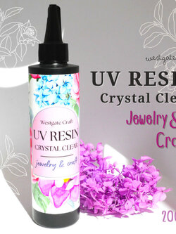 UV Resin Crystal Clear jewelry &Craft 200 กรัม ใสมาก
