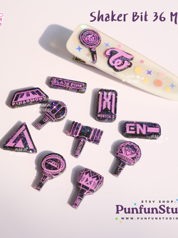 Shaker Bit 36 K-POP Mold / 12 in 1 / Shaker bits mold / Silicone Mold
