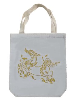 กระเป๋าผ้าลายหัตถศิลป์