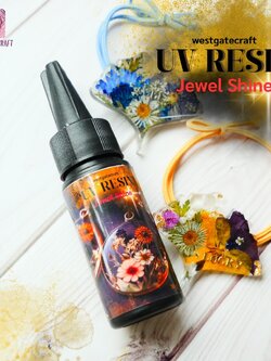 ยูวีเรซิ่น UV Resin สูตร Jewel Shine 30 กรัม ใสมาก ทนเหลือง กลิ่นต่ำสบายจมูก
