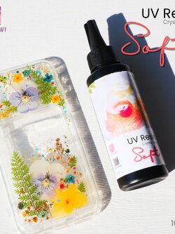 UV Resin Crystal Clear Soft 100g นุ่ม ใสมาก ทนเหลือง