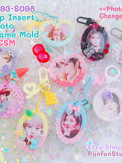 แม่พิมพ์เรซิ่น S093-S098 Top Insert Photo Frame Mold + CSM