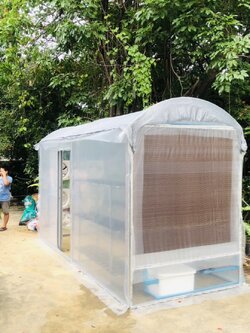 โรงเรือนระบบอีแวป (EVAP) สำเร็จรูป ขนาด 1.6 x 4 เมตร