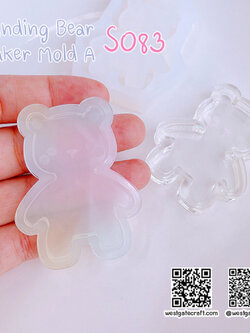 แม่พิมพ์ซิลิโคน SHAKE S083 Standing Bear Shaker Mold A