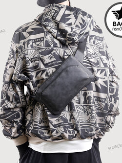 กระเป๋าคาดอกผู้ชาย กระเป๋าสะพายข้างผู้ชาย กระเป๋าผู้ชาย [รหัส B045]