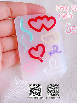 แม่พิมพ์ซิลิโคน S52 Free Shape Mold