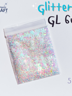 Glitter เกร็ดหิมะ GL 63 : 5 กรัม แบบซอง