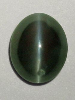 อเล็กซานไดรท์ตาแมว (Alexandrite Cat's eye) 0.96 กะรัต ตาแมวเจ้าสามสี หายากมาก