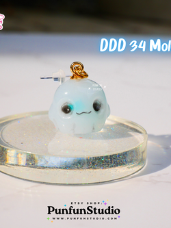 แม่พิมพ์ 3 มิติ ขนาดเล็ก DDD 34 ผีน้อย / Boo Ghost Mold / Halloween Mold / Clear UV Resin Mold / แม่พิมพ์ 3มิติ