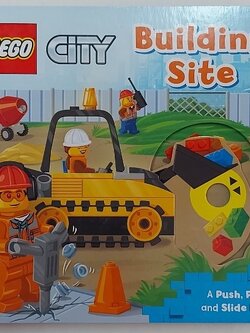 หนังสือภาษาอังกฤษสำหรับเด็ก Push Pull Slide Board Book ของสำนักพิมพ์ Macmillan ชุด LEGO