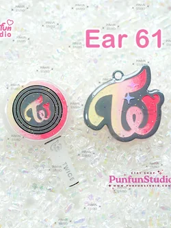 Ear 61 Twice Mold / K-POP / Earring Mold / UV Resin Mold / Silicone Mold