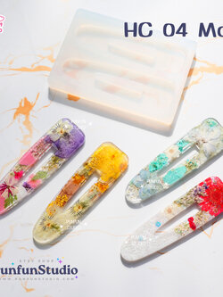 แม่พิมพ์กิ๊บติดผม HC 04 Hair Clip Mold