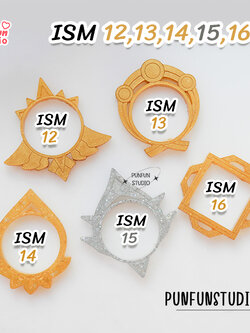 ISM 12-16 Mold / Genshin Vision Frame / Silicone Mold