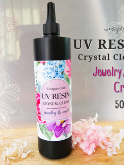 UV Resin Crystal Clear jewelry & Craft 500 กรัม ใสมาก