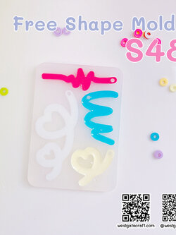 แม่พิมพ์ซิลิโคน S48 Free Shape Mold