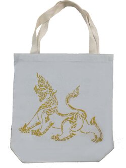 กระเป๋าผ้าลายหัตถศิลป์