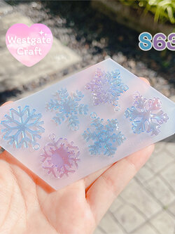 แม่พิมพ์ซิลิโคน S63 Snowflakes