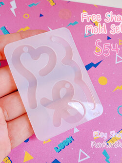 แม่พิมพ์ซิลิโคน S54 Free Shape Mold