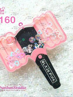 S160 Blackpink Lightstick Shaker Mold / K-POP / Shaker Mold / Silicone Mold