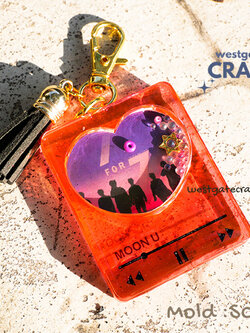 แม่พิมพ์ซิลิโคน SHAKE S060 Heart Music Player A