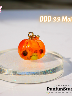 แม่พิมพ์ 3 มิติ ขนาดเล็ก DDD 33 ฟักทอง / Boo Ghost Mold / Halloween Mold / Clear UV Resin Mold / แม่พิมพ์ 3มิติ