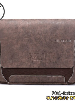 กระเป๋าสะพายข้างผู้ชาย กระเป๋าผู้ชาย POLO VIDENG ของแท้100% ใส่ไปทำงาน ใส่ไปเที่ยว [CODE : P003] แนวนอน