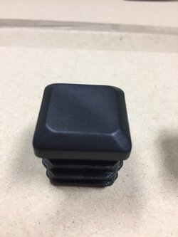 ข้อต่อหนึ่งทางฉาก ลูกเต๋า 1 ทาง ขนาด 1 นิ้ว ตัวอุดเรียบ ฝาปิดหัว