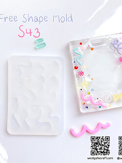 แม่พิมพ์ซิลิโคน S43 Free Shape Mold