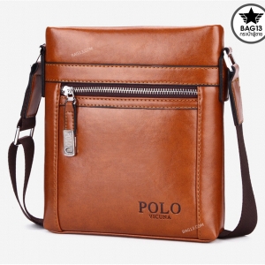 กระเป๋าสะพายข้างผู้ชาย กระเป๋าผู้ชาย POLO ของแท้100% ใส่ไปทำงาน ใส่ไปเที่ยว [CODE : VIC03-Vertical]