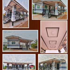 บ้านทรงนอร์ดิก โทร 080-1979458 ออกแบบและติดตั้บ้านทรงโมเดิลบ้านโมเดิล บ้านทรงไทย ทรงนอร์ดิก