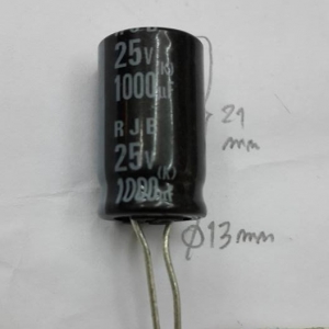 C 25VDC 105C คาปาซิเตอร์อิเลคโครไลท์CAPACITOR ELECTROLYTIC VDC