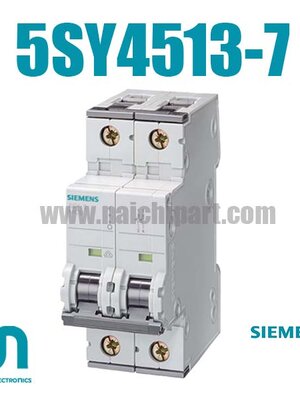 Siemens 5SY4513-7 circuit breaker 230 V 10kA, 1+N-pole, C, 13 A,