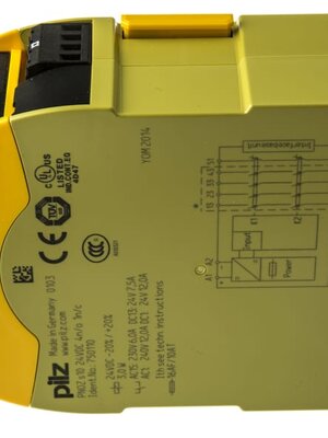 Safety Relay , 750110 , PNOZ S10 24VDC , PILZ