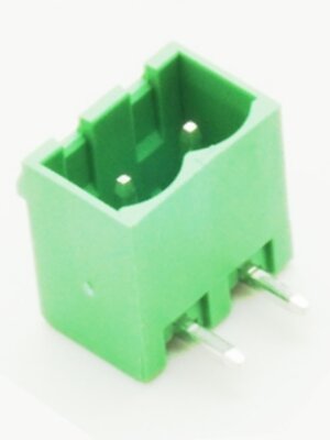 Plug-in Terminal Block 2 Pins ตัวผู้ ขนาด 5.0mm 300V 15A