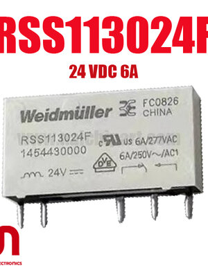 รีเลย์ RSS113024F , Weidmüller , 24 VDC 6A