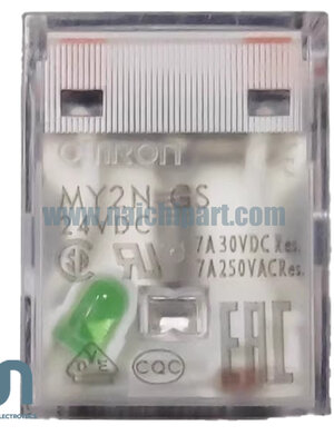OMRON MY2N-GS MY4N-GS 12VDC 24VDC 24VAC 110VAC 220VAC