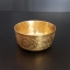 ขันทองเหลือง ลายมะลิ แกะสลักลาย ขนาด 3.5 นิ้ว handmade 100% จอกทองเหลือง