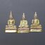 พระพุทธมหามณีรัตนปฏิมากร เนื้อเงินสามกษัตริย์ ขนาดสูง 1.8 ซ.ม.พิธีมหาพุทธาภิเษก ณ พระอุโบสถวัดพระศรีรัตนศาสดาราม พ.ศ.2538 พร้อมตลับเดิมๆ