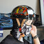 1979 Helmet ครึ่งใบพร้อมแว่นตา (สอบถามไซส์ก่อนสั่งซื้อ)