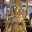 รูปหล่อพระพุทธมหาจักรพรรดิ ปางเปิดโลกทรงเครื่อง วัดกษัตราธิราชวรวิหาร จ.อยุธยา ปิดทองคำเปลว ติดคริสตัล