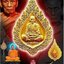 เหรียญรุ่นแรก ที่ระลึกในการตั้งสมณศักดิ์ พระราชมงคลวัชราจารย์ หลวงพ่อพัฒน์ วัดห้วยด้วน เนื้อทองแดงลงยา 3 สี โคท 832