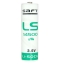ถ่าน3.6Vยี้ห้อSAFTรุ่นLS14500 Battery lithium; 3.6V; AA; Ø14.5x50mm; 2600mAh