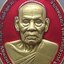 เหรียญรุ่นรวยรับทรัพย์ เนื้อทองระฆังซาติน ลงยาแดง หลวงพ่อพัฒน์ วัดห้วยด้วน โคท 1461