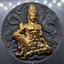พระเทวราชโพธิสัตว์ จตุคาม รามเทพ หลังองค์พญาครุฑ เนื้อมหาว่านดำ หน้ากากนวะโลหะ ขนาด 5 ซม. รุ่น ทรัพย์หมื่นล้าน อ.วราห์ วัดโพธิ์ทอง บางมด ปี2550