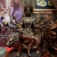 รูปหล่อ พระแม่ทุรคาทรงราชสีห์ หน้าตัก 9 นิ้ว (พระแม่อุมาขี่สิงโต)
