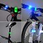 MUISUNGSHOP ไฟติดจักรยาน LED แบบซิลิโคน ไฟกลางคืน