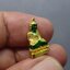 พระพุทธมหามณีรัตนปฏิมากร เนื้อเงินกาหลั่ยทอง ลงยาเขียว ขนาดสูง 1.8 ซ.ม.พิธีมหาพุทธาภิเษก ณ พระอุโบสถวัดพระศรีรัตนศาสดาราม พ.ศ.2538 พร้อมตลับเดิม